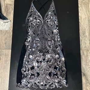 Sequin Express Mini Dress